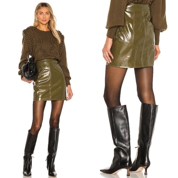 Ronny‎ Kobo Rina skirt in military Green
